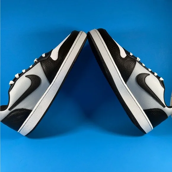 NEW Nike Ebernon Low Premium White/Black-Wolf Grey Men’s Size 10.5 AQ17774-102